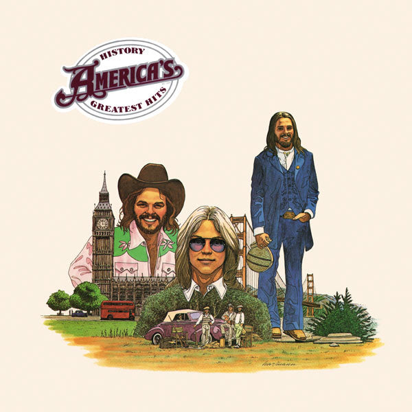 America – History - America's Greatest Hits – 1975 – Pop Rock (vinyl lp) MINT COPY