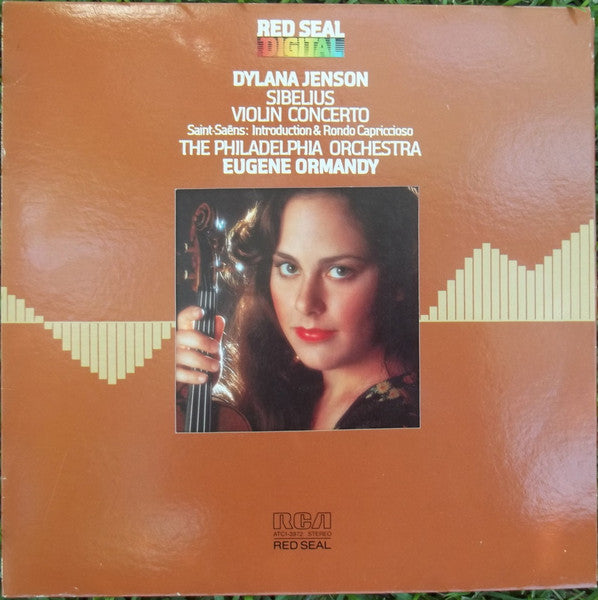 Dylana Jenson, Jean Sibelius, Camille Saint-Saëns, The Philadelphia Orchestra, Eugene Ormandy – Violin Concerto / Introduction & Rondo Capriccioso  – 1981 – Romantic (vinyl lp)