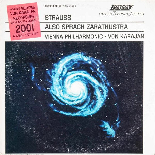 Richard Strauss, Wiener Philharmoniker, Herbert von Karajan – Also Sprach Zarathustra – 1982 – Modern / Romantic / Orchestra / Tone Poem (vinyl lp)