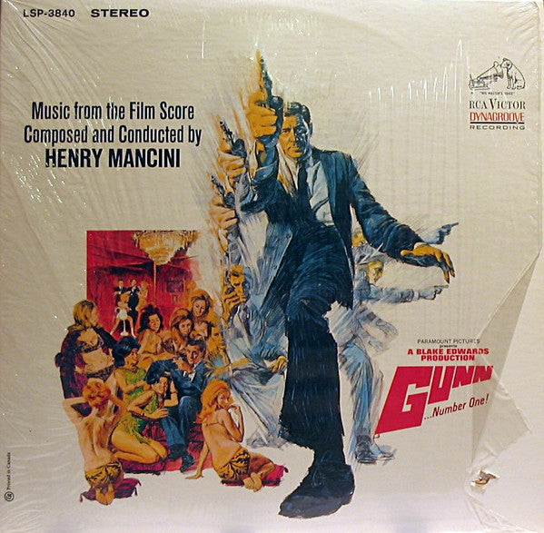 Henry Mancini – Gunn ...Number One! (Music From The Film Score) – 1967 – Soundtrack / Big Band / Score / Easy Listening (vinyl lp)