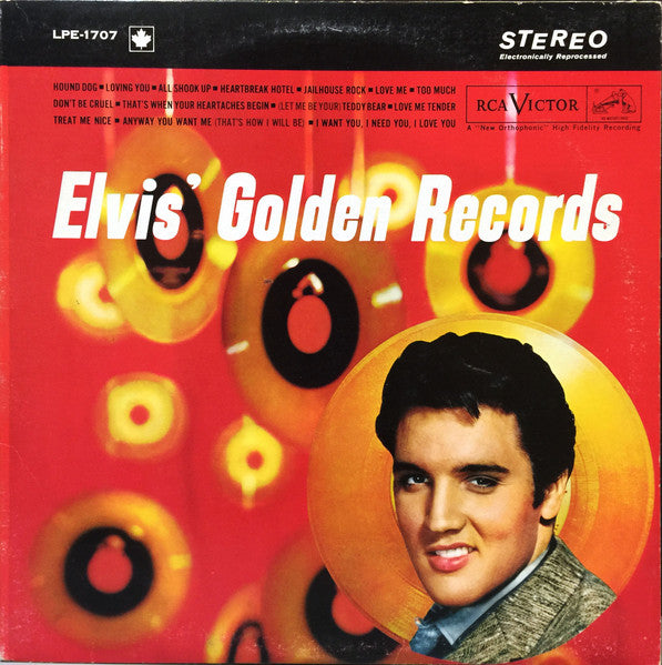 Elvis Presley – Elvis' Golden Records – 1977 – Rock & Roll (vinyl lp)