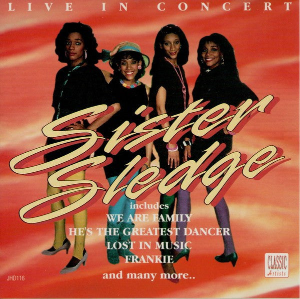 Sister Sledge - Live In Concert cover