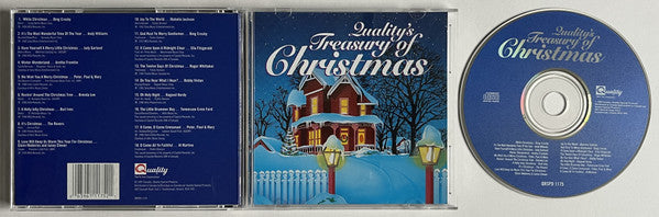 Various – Treasury Of Christmas - 1992- Gospel, Folk, Country, Vocal, Holiday (Jazz) (Music CD)
