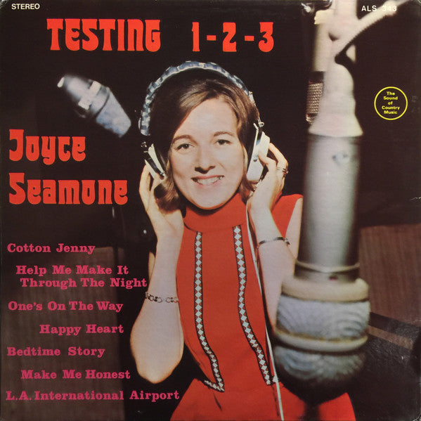 Joyce Seamone – Testing 1-2-3 – 1972 – Country (vinyl lp)