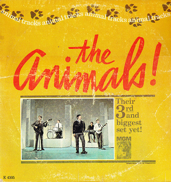 The Animals – Animal Tracks – 1965 – Blues Rock / Rock & Roll / Garage Rock (vinyl lp)