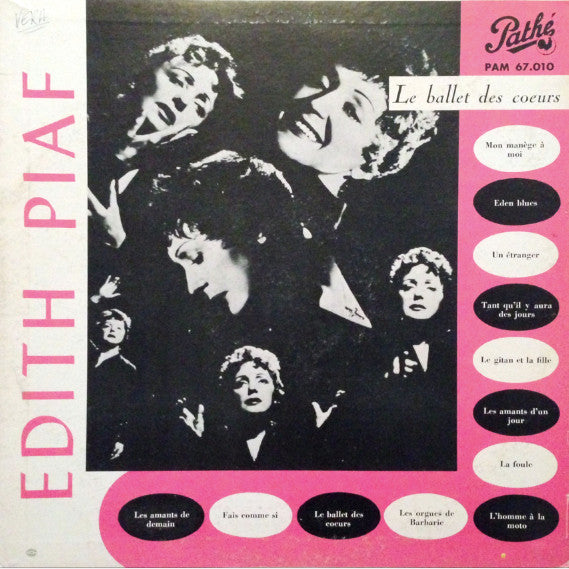 Edith Piaf – Le Ballet Des Coeurs – 1959 – Chanson (vinyl lp)