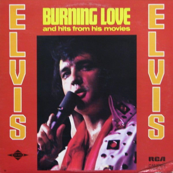 Elvis Presley – Burning Love And Hits From His Movies Vol. 2 – 1975 – Soundtrack / Rhythm & Blues (vinyl lp)