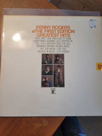 Kenny Rogers & The First Edition – Greatest Hits – 1971 – Rock / Folk, World, & Country (vinyl lp)