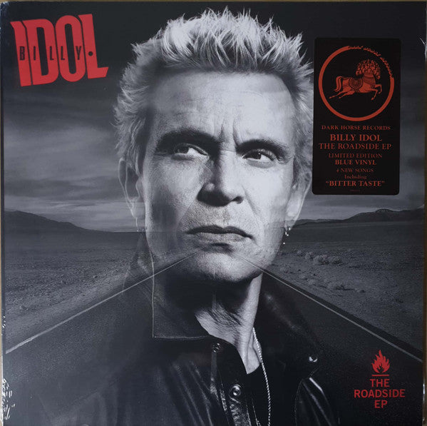 Billy Idol – The Roadside EP – 2021 – Hard Rock / Pop Rock (vinyl lp) Limited Edition, Blue  Sealed New