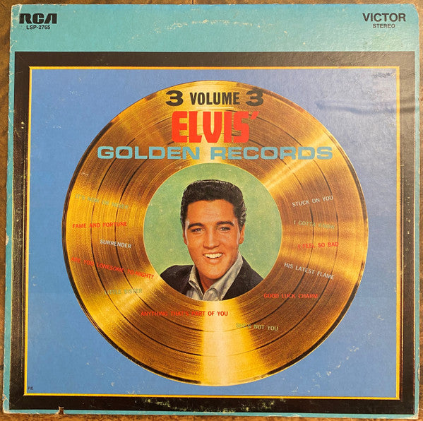 Elvis Presley – Elvis' Golden Records, Vol. 3 – 1971 – Rock & Roll / Vocal / Ballad (Clearance vinyl lp)