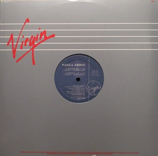 Paula Abdul – Knocked Out – 1988 – Contemporary R&B (vinyl lp)