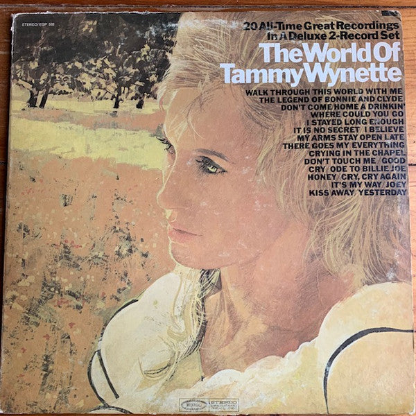 Tammy Wynette – The World Of Tammy Wynette – 1970 – Country (vinyl lp)
