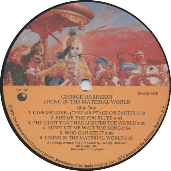 George Harrison – Living In The Material World – 1973 – Pop Rock