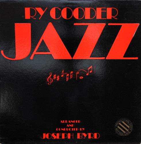 Ry Cooder – Jazz – 1978 – Ragtime (vinyl lp) MINT COPY