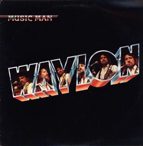 Waylon Jennings – Music Man – 1980 – Country Rock (vinyl lp) Naerr mint