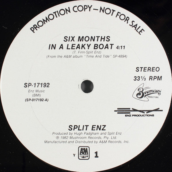 Split Enz – Six Months In A Leaky Boat – 1982 – Pop Rock (vinyl lp)