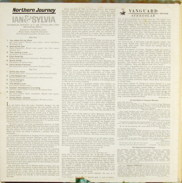 Ian & Sylvia – Northern Journey – 1965 – Folk (vinyl lp)