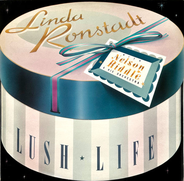 Linda Ronstadt, Nelson Riddle And His Orchestra – Lush Life – 1984 – Big Band / Vocal / Easy Listening (vinyl lp)