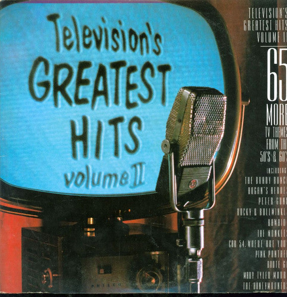 Various – Television's Greatest Hits, Volume II - (65 More TV Themes From The 50's & 60's) – 1986 – Theme / Easy Listening / Soundtrack / Score (vinyl lp)