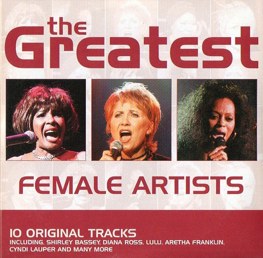 Various - The Greatest Female Artists (10 Original Tracks) cover