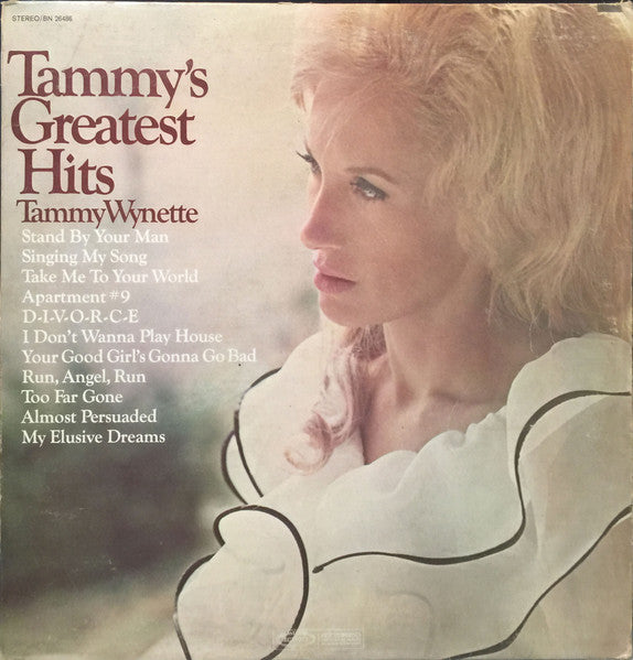 Tammy Wynette – Tammy's Greatest Hits – 1969 – Country (vinyl lp)