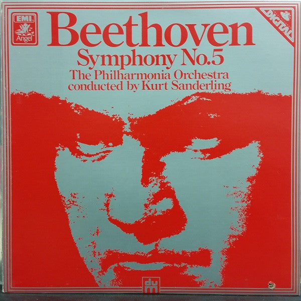 Ludwig Van Beethoven, Philharmonia Orchestra, Kurt Sanderling – Symphony No.5 – 1981 – Classical (vinyl lp)
