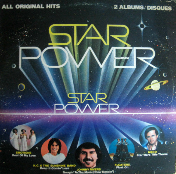 Various – Star Power – 1978 – Pop Rock / Disco / Rhythm & Blues / Glam / Funk / Classic Rock (vinyl lp)  Kiss, Rush,