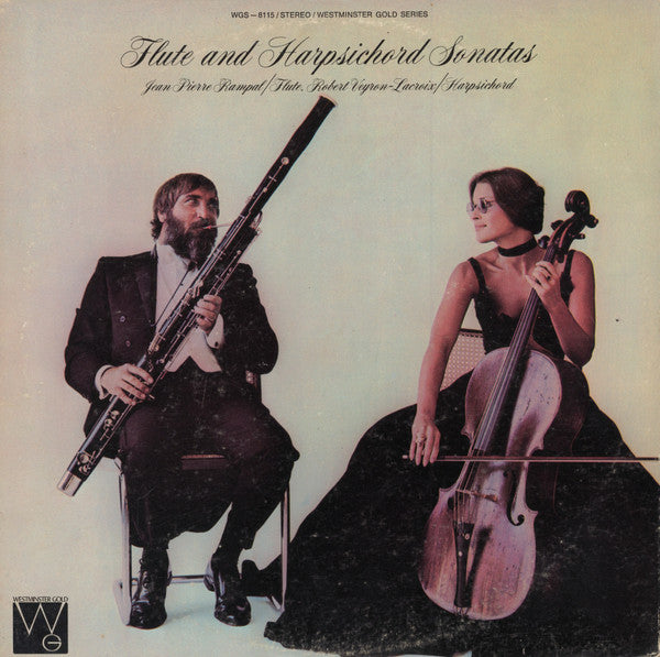 Jean-Pierre Rampal, Robert Veyron-Lacroix – Flute And Harpsichord Sonatas – 1970 – Baroque / Classical (vinyl lp)