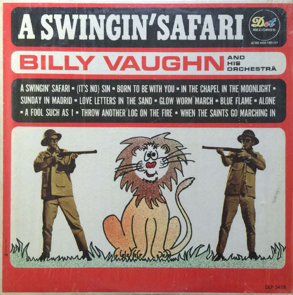 Billy Vaughn And His Orchestra – A Swingin' Safari – 1962 – Easy Listening (vinyl lp)