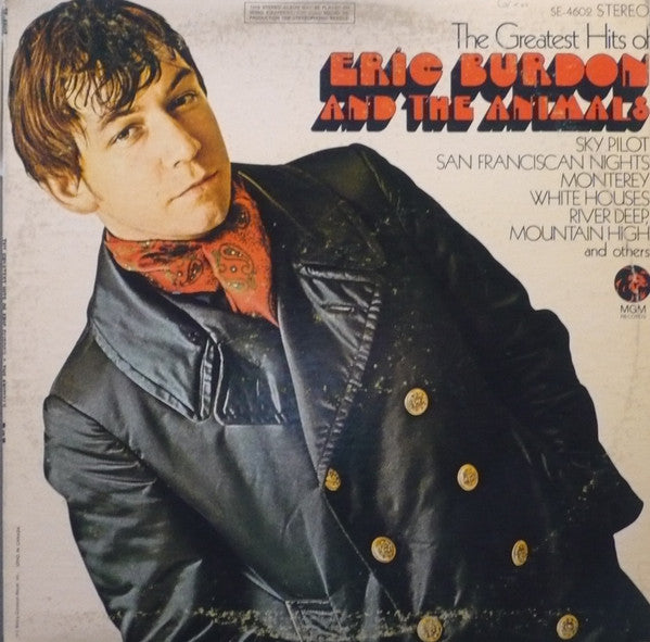 Eric Burdon & The Animals – The Greatest Hits OF Eric Burdon And The Animals – 1969 – Pop Rock (vinyl lp)