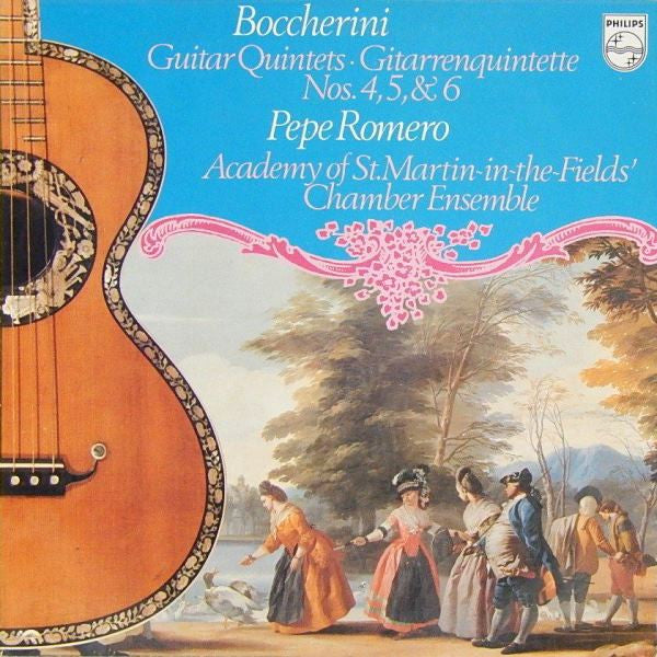 Luigi Boccherini, Pepe Romero, Academy Of St. Martin-in-the-Fields Chamber Ensemble - Guitar Quintets = Gitarrenquintette Nos. 4, 5, & 6 cover