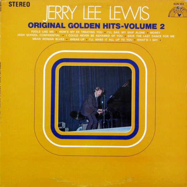 Jerry Lee Lewis – Original Golden Hits - Volume 2 – 1969 – Rock & Roll / Country Rock (vinyl lp)