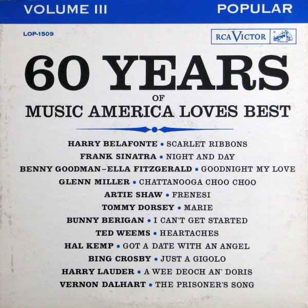 Various – 60 Years Of Music America Loves Best - Volume III - Popular – 1961 – Vocal / Easy Listening (vinyl lp)