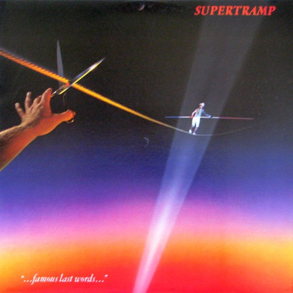 Supertramp – "...Famous Last Words..." – 1982 – Pop Rock (vinyl lp)