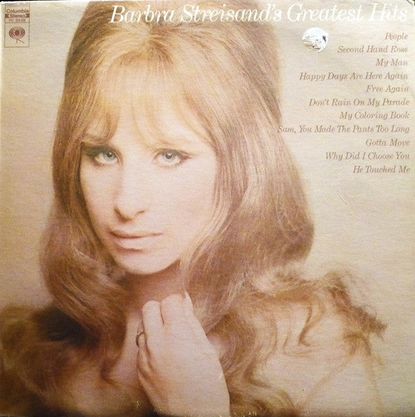 Barbra Streisand – Barbra Streisand's Greatest Hits – 1977 – Vocal / Ballad (vinyl lp)