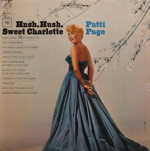 Patti Page – Hush, Hush Sweet Charlotte – 1965 – Theme / Easy Listening (vinyl lp)