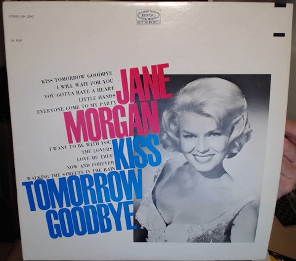 Jane Morgan – Kiss Tomorrow Goodbye – 1967 – Vocal (vinyl lp)