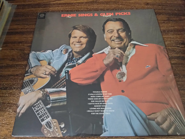 Tennessee Ernie Ford, Glen Campbell – Ernie Sings And Glen Picks – 1975 – Country Blues (vinyl lp)