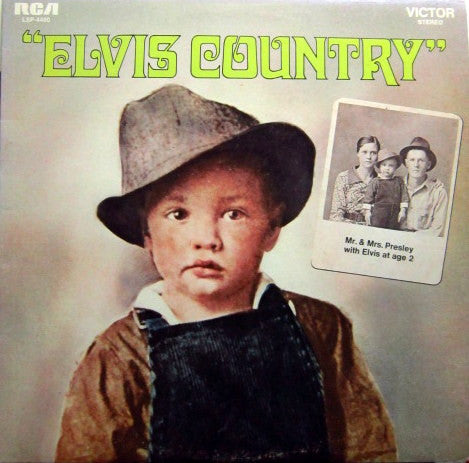 Elvis Presley – Elvis Country (I'm 10,000 Years Old) – 1971 – Country Rock / Country (vinyl lp)