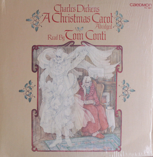 Charles Dickens, Tom Conti – A Christmas Carol (Abridged) – 1980 – Spoken Word / Holiday (vinyl lp)