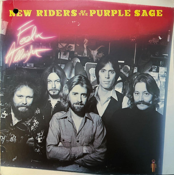 New Riders Of The Purple Sage – Feelin' All Right – 1980 – Folk Rock / Country Rock (vinyl lp)
