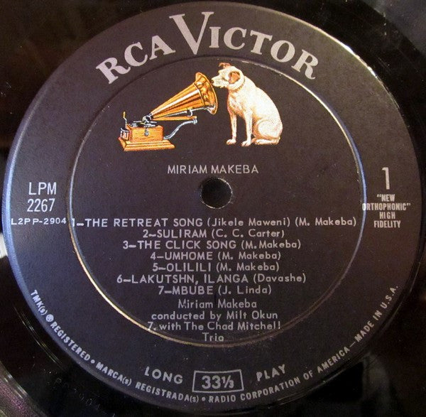 Miriam Makeba – Miriam Makeba – 1960 – African / Soul (vinyl lp)
