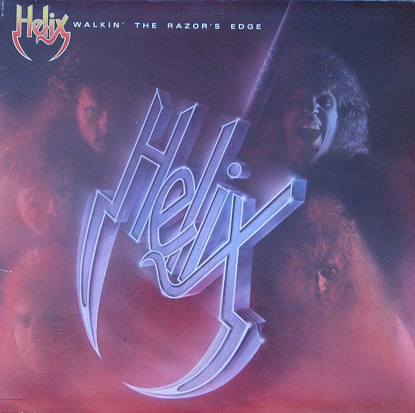 Helix – Walkin' The Razor's Edge – 1984 – Heavy Metal (vinyl lp