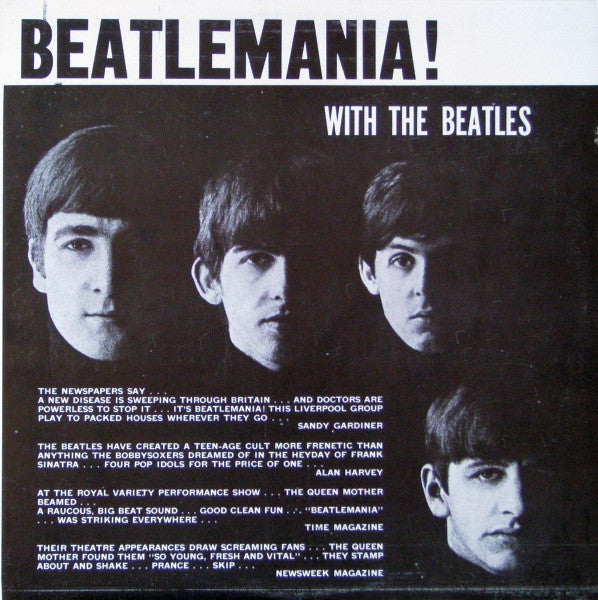 The Beatles – Beatlemania! - With The Beatles – 1978 – Beat / Rock & Roll / Pop Rock (vinyl lp)