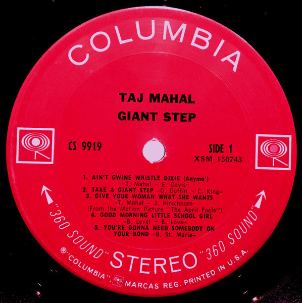 Taj Mahal – Giant Step / De Ole Folks At Home – 1969 – Country