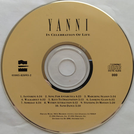 Yanni (2) - In Celebration Of Life cover
