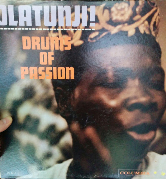 Olatunji!  Drums of Passion - 1960-Folk, World, & Country African ( Rare Vinyl)
