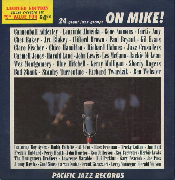 On Mike! - 24 Great Jazz Groups 2 lps - 1962-Jazz Style: Hard Bop, Big Band, Cool Jazz (Very rare Vinyl)