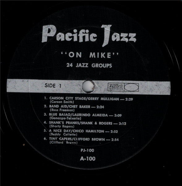 On Mike! - 24 Great Jazz Groups 2 lps - 1962-Jazz Style: Hard Bop, Big Band, Cool Jazz (Very rare Vinyl)
