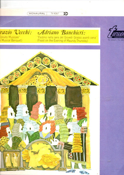 Orazio Vecchi, Adriano Banchieri, Il Nuovo Madrigaletto Italiano, Emilio Giani – Il Convito Musicale / Festino Nella Sera Del Giovedi Grasso Avanti Cena - Mint Vinyl